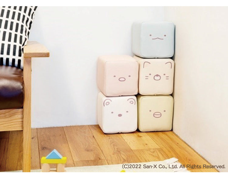 積み木クッション プレイクッション すみっコセット 積み木 PLAYクッション すみっコぐらし キッズ ベビー 保育園 こども園 託児所 キッズスペース キッズコーナー 小学生 プレゼント こども おもちゃ プレイルーム つみき 積木 つみ木  iebito 送料無料