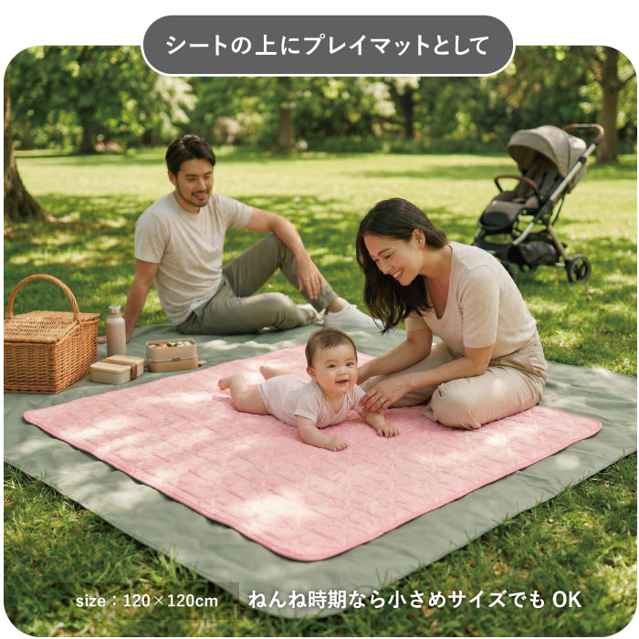 防水シーツ 正方形 防水シーツ 120 120 90 90 キルトパッド 120×120  90×90cm 正方形 防水 シーツ 防水 シーツ 防水キルト プレイマット 用 防水シーツ 洗える 防水シーツ おねしょシーツ 赤ちゃん ごろ寝マット キルトパッド 子供  洗える おむつ替え LILIANA/リリアナ
