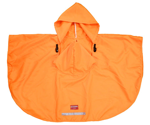 ベビー 避難用品 避難用フード付き ポンチョ ｜防災グッズ 赤ちゃん 乳児 幼児 園児 保育士 アウトドア 地震対策 水害 災害 防炎 オレンジ ネイビー 持ち運び コンパクト たためる 安心 安全 非常時 緊急時 日本製 0歳 保育園 子ども園