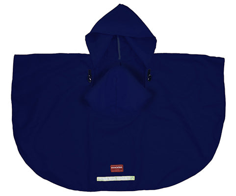 ベビー 避難用品 避難用フード付き ポンチョ ｜防災グッズ 赤ちゃん 乳児 幼児 園児 保育士 アウトドア 地震対策 水害 災害 防炎 オレンジ ネイビー 持ち運び コンパクト たためる 安心 安全 非常時 緊急時 日本製 0歳 保育園 子ども園