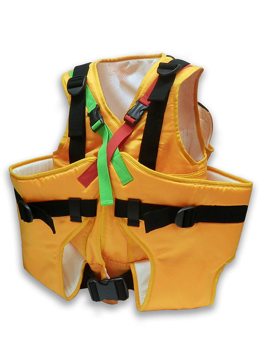 ベビー 避難用抱っこひも 0歳児用 3人抱きキャリー 保育所 託児所 専売 防災グッズ 赤ちゃん 乳児 幼児 園児 保育士 地震対策 水害 災害 防炎 おんぶ だっこ ベスト持ち運び コンパクト たためる 安心 安全 非常時 緊急時 日本製 保育園 子ども園