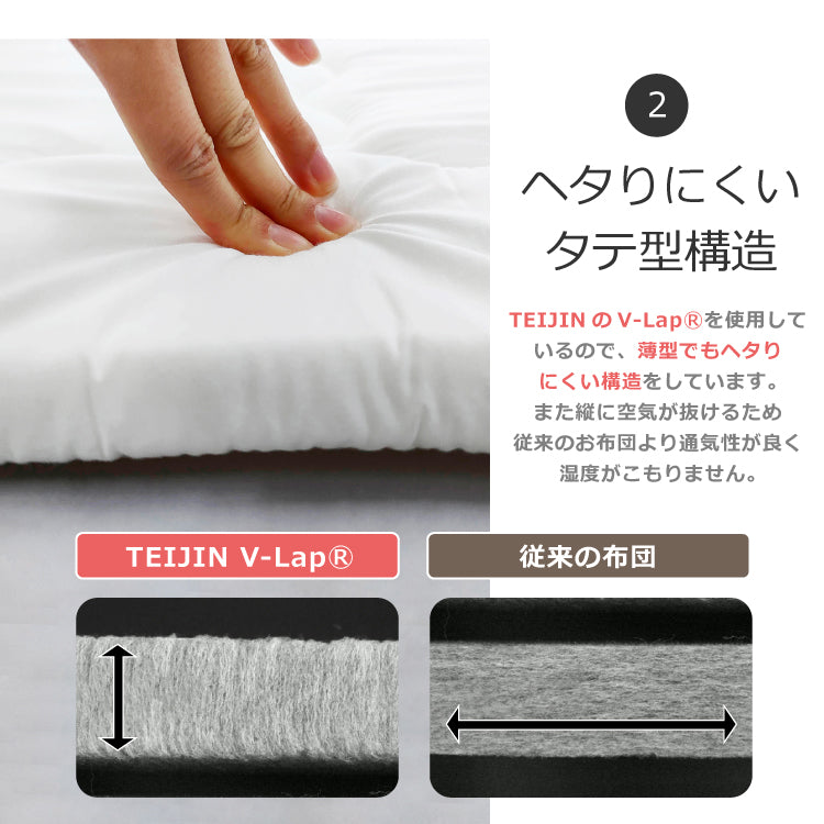 洗濯機で丸ごと洗える お昼寝敷きふとん ベビー 70×120cm | 敷き布団 70 120 洗濯機 洗える 新生児 乳児 敷きふとん お昼寝布団 保育園 幼稚園 持ち運び 無地 日本製