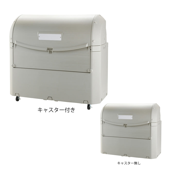 ワイドペールST 1000 キャスター付｜業務用 受注生産品 ゴミ箱 ごみ 大型 1000L キャスター付 蓋つき 排水栓付 カギ止め金具付 清潔 倉庫 ゴミステーション ゴミ置き場 ゴミ捨て場 集積所 リサイクル 環境 保育園 幼稚園 保育所