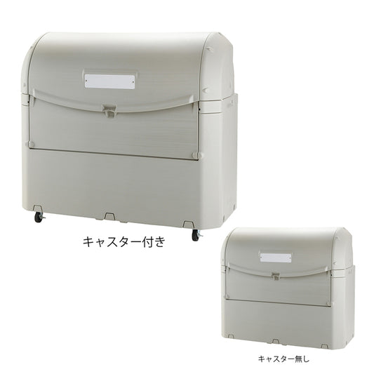 ワイドペールST 1000 キャスター付｜業務用 受注生産品 ゴミ箱 ごみ 大型 1000L キャスター付 蓋つき 排水栓付 カギ止め金具付 清潔 倉庫 ゴミステーション ゴミ置き場 ゴミ捨て場 集積所 リサイクル 環境 保育園 幼稚園 保育所