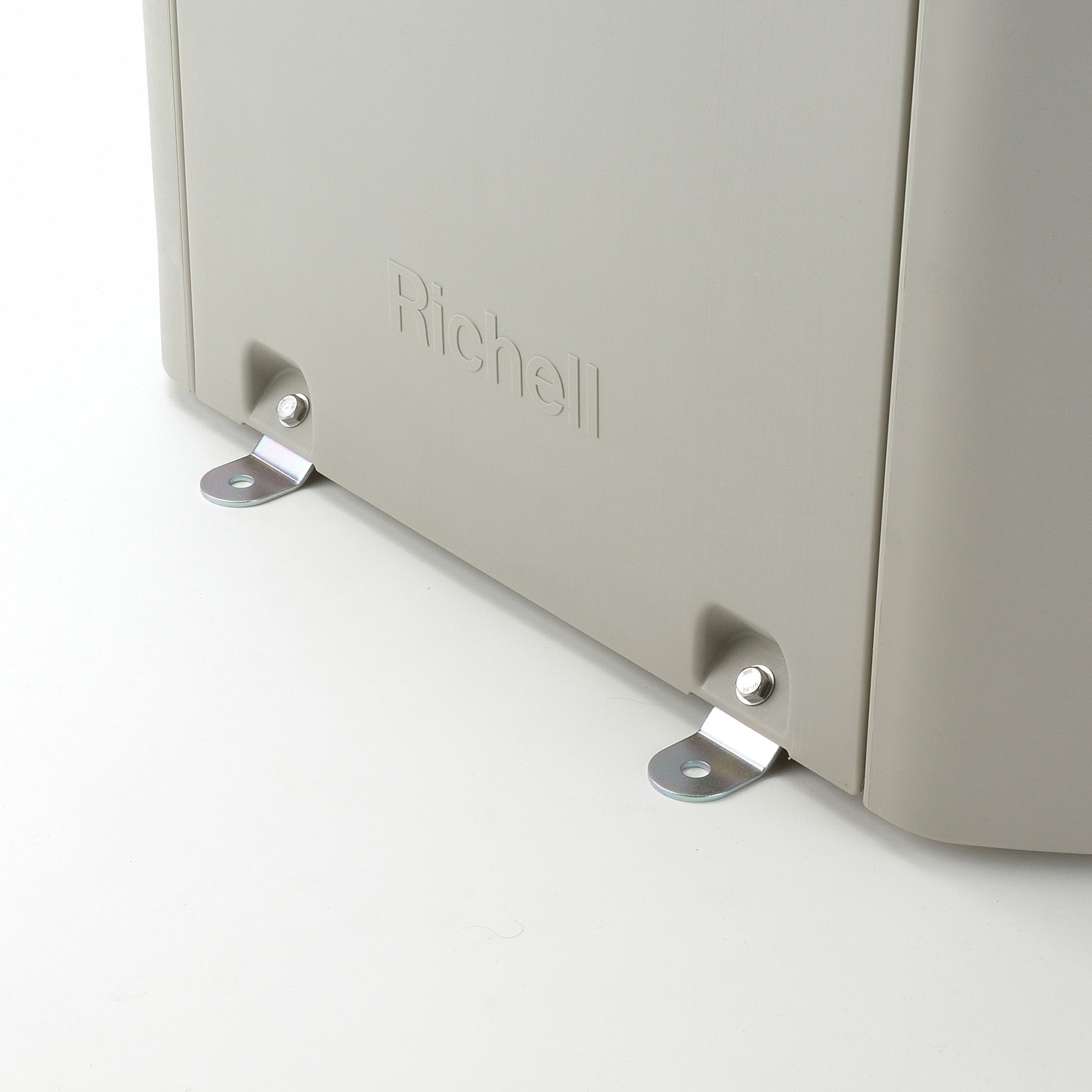 ワイドペールST用 アンカー固定金具（４個）｜業務用 受注生産品 金具のみ ボルト別売り ゴミ箱 ごみ 大型 蓋つき 倉庫 ゴミステーション ゴミ置き場 ゴミ捨て場 集積所 リサイクル 環境