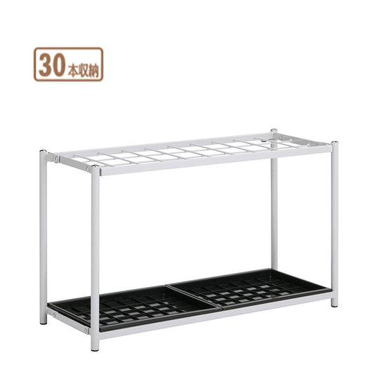 ニュー傘立　３０ ３０本立｜業務用 法人向け販売商品 受注生産品 傘立て 傘入れ かさ カサ 折り畳み式 スチール製 スタンド 大容量 大型 大きい 学校 保育園 幼稚園 保育所 子ども園 公共施設 ロビー 受付 玄関