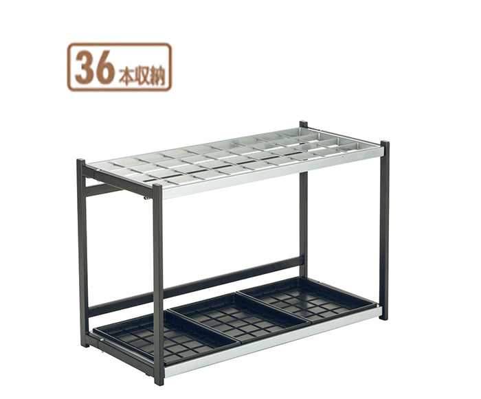 折りたたみ式傘立　Ａ型３６ ３６本立｜業務用 法人向け販売商品 受注生産品 傘立て 傘入れ かさ カサ 折り畳み式 スチール製 スタンド 大容量 大型 大きい 学校 保育園 幼稚園 保育所 子ども園 公共施設 ロビー 受付 玄関