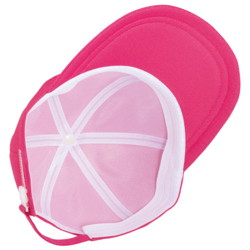 カラー帽子 保育園 先生用 |#50|  鹿の子ニットカラースクール 帽子 つば裏:共色 帽子裏:白色 カラー帽子 体育 UVカット加工  レールアジャスター つば8cm キャップ 幼稚園 保育園 運動会 カラーぼうし 耐久性 UDK ラビットアース 宇高 |2点までメール便可