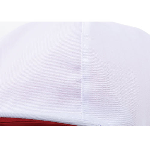 体操帽子 縁 体操帽 ツイル両面 体操帽子 六方型 アゴゴム付き 白裏赤線 |A#12-G| 体育帽子 スクールキャップ  S・M・L・LL・3L ネームタグ付き キッズ 園児 保育園 小学生 中学生 学校用 体育 子ども 耐久性  UDK ラビットアース 宇高 うだか |2点までメール便可