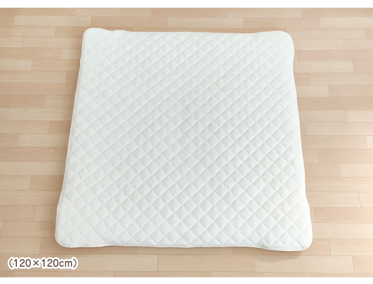 マルチカバー あったか あったか 敷 毛布 あったか 敷きパッド  あったか 敷きシーツ ベビー 敷きパッド あったか フランネル あったかキルト ラグ 120×120cm 敷パッド フランネル あったかキルトパッド 正方形 90×90cm   暖かい 保温性 軽量 秋冬 保育園 子供 寒さ対策