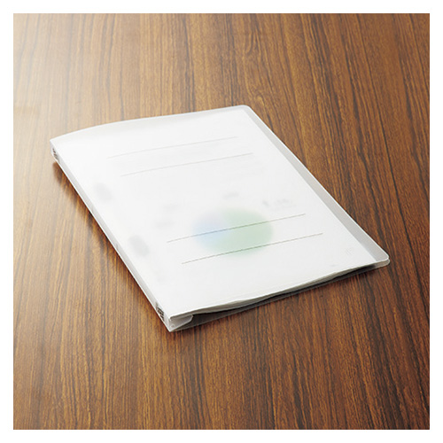 保育のカタログ / フラットファイルPP A4S 半透明表紙 タテ型（PP表紙）（背幅18mm）